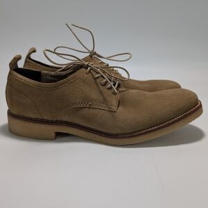 Banana Republic Dewitt Sand Suede Leather Oxford Shoes